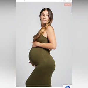 NWT BUMPSUIT The Maternity Dress in Olive size S